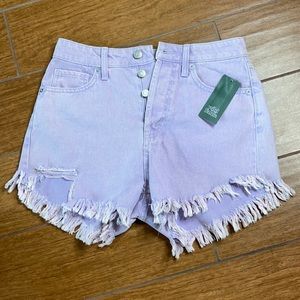 Super cute Wild Fable High-rise frayed denim shorts